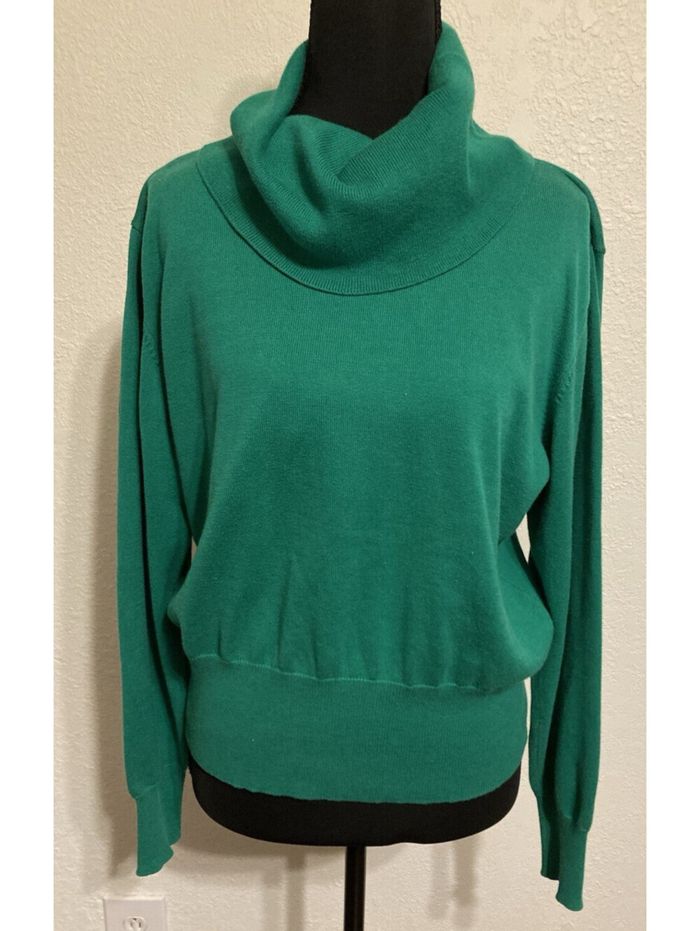 Dress Barn Green Pullover Turleneck Long Sleeve Women's Sweater Large
